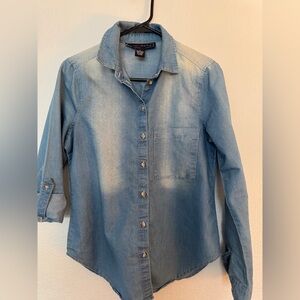 Polly & Esther Light Blue Denim Shirt